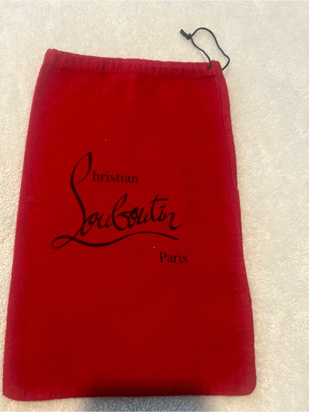 Christian Louboutin Red Drawstring Dust Bag